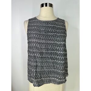 Eileen Fisher Aerial Ikat Print Tank Top